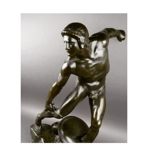 "La colère d'Achille" sculpture en Bronze Constant ROUX